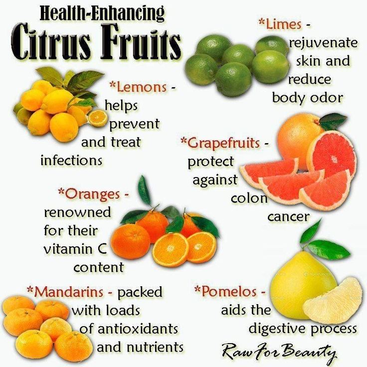 types of bleeding nose and citrus fruits